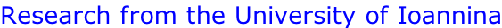 Research from the University of Ioannina